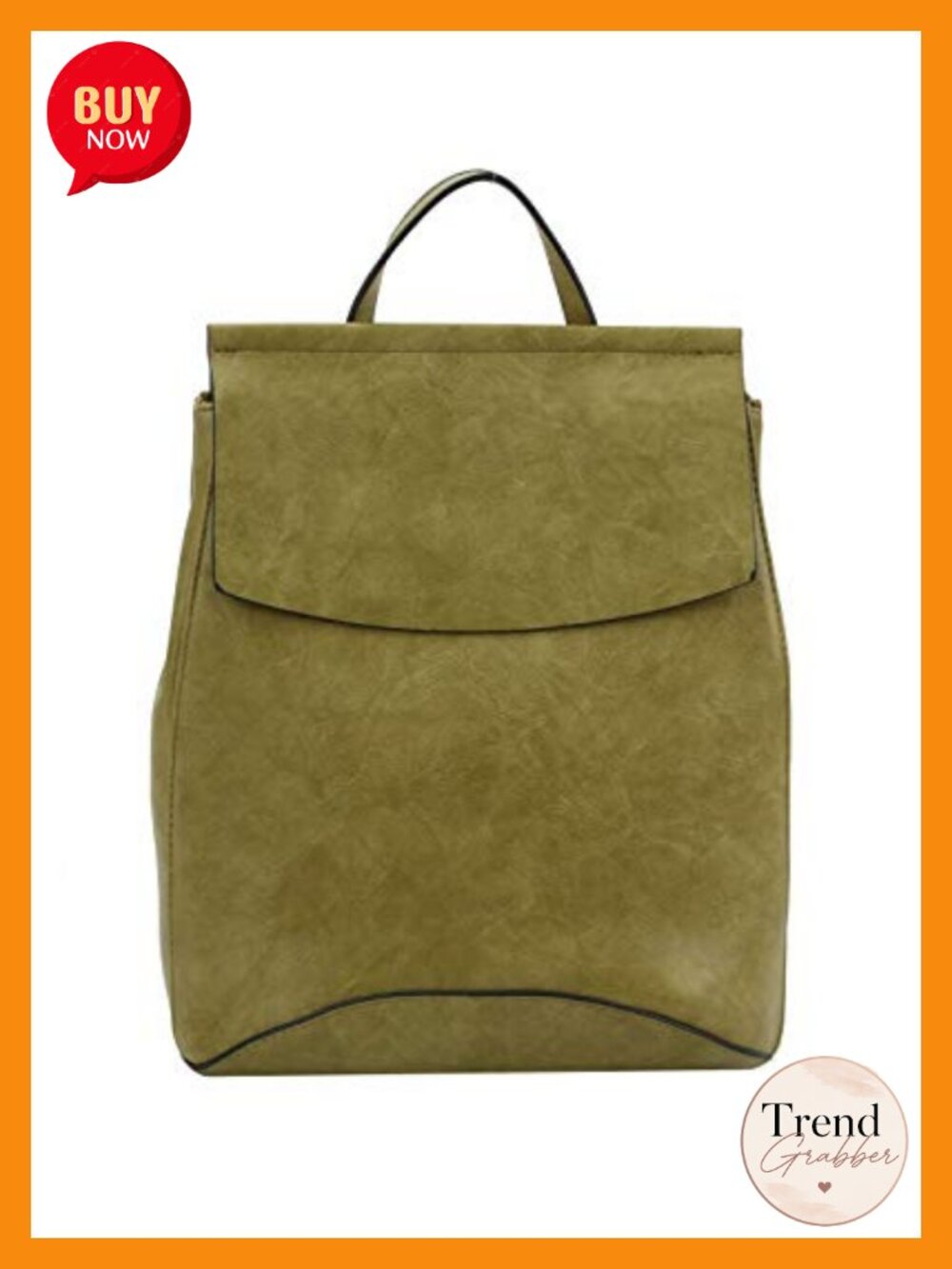 Vegan Leather Convertible Backpack Handbag 3-in-1 Top Handle Shoulder Travel